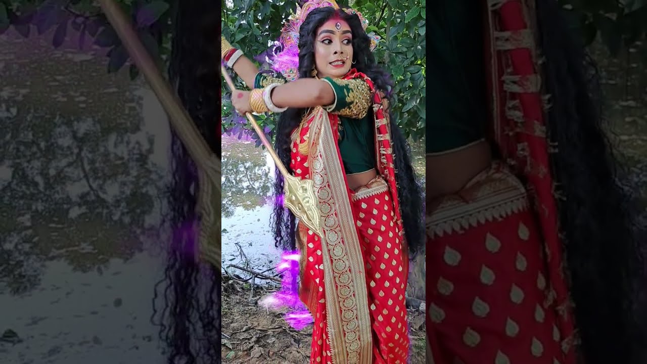 মহিষাসুরমর্দ্দিনী । Mahishasur Mardini। #mahakali #krishna #foryou #shortstory #bhakti #mahalaya