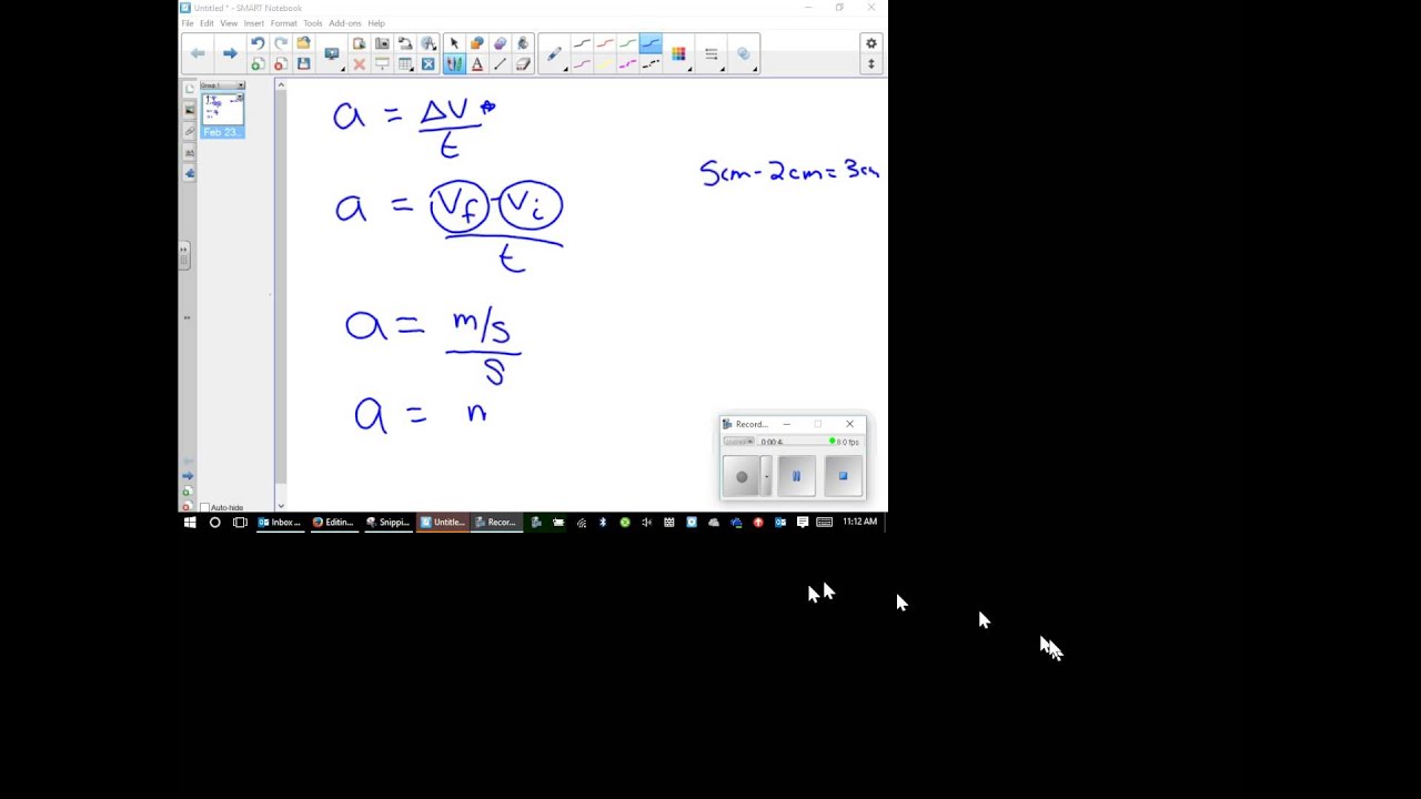 units of acceleration
