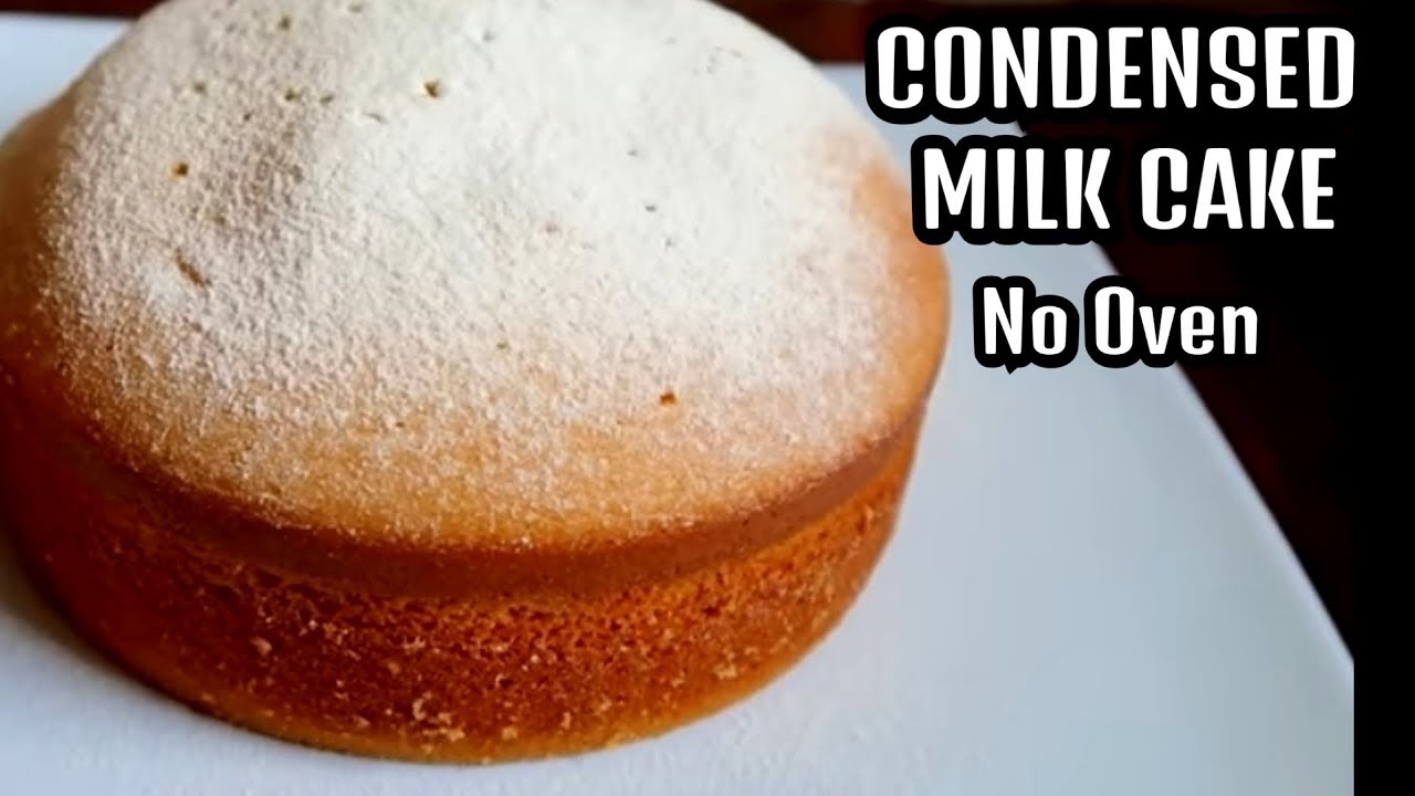 Condensed Milk Sponge cake Recipe | No Oven | Perfect Sponge Cake with Condensed Milk