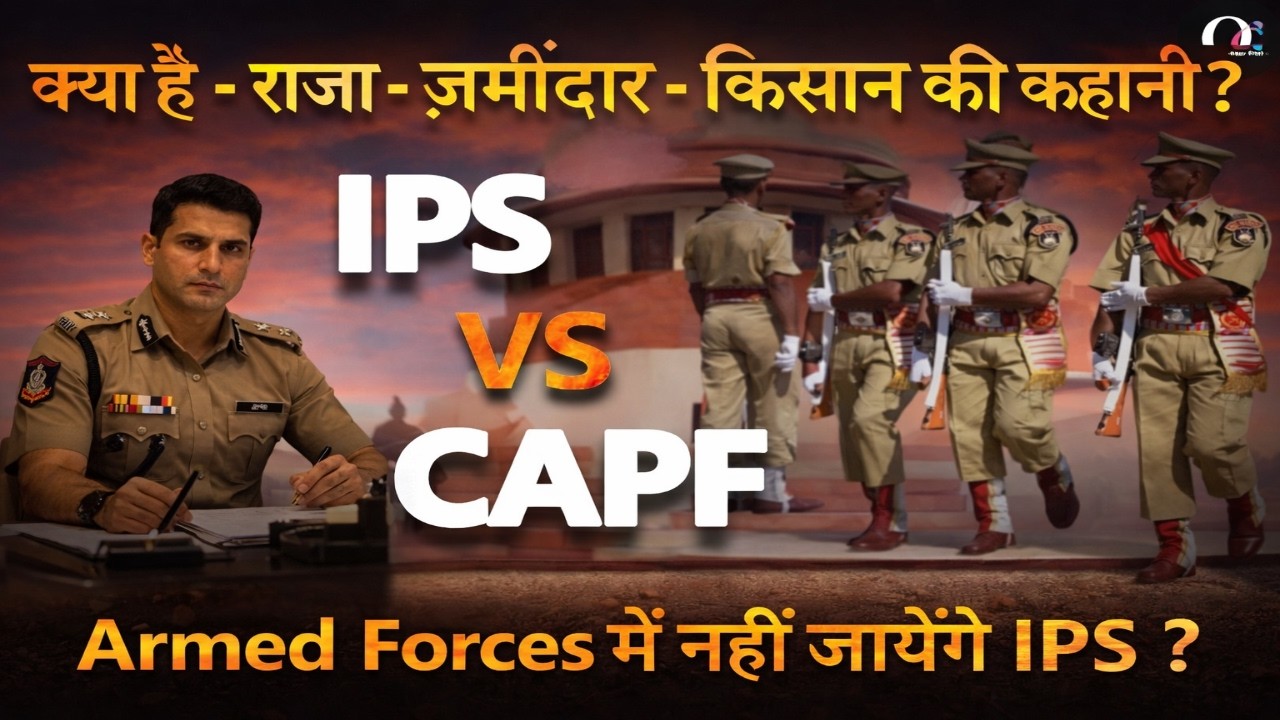 DIG-IG पदों पर IPS क्यों? IPS vs CAPF Bill 2026 Explained: क्या है राजा-ज़मींदार-किसान की कहानी?