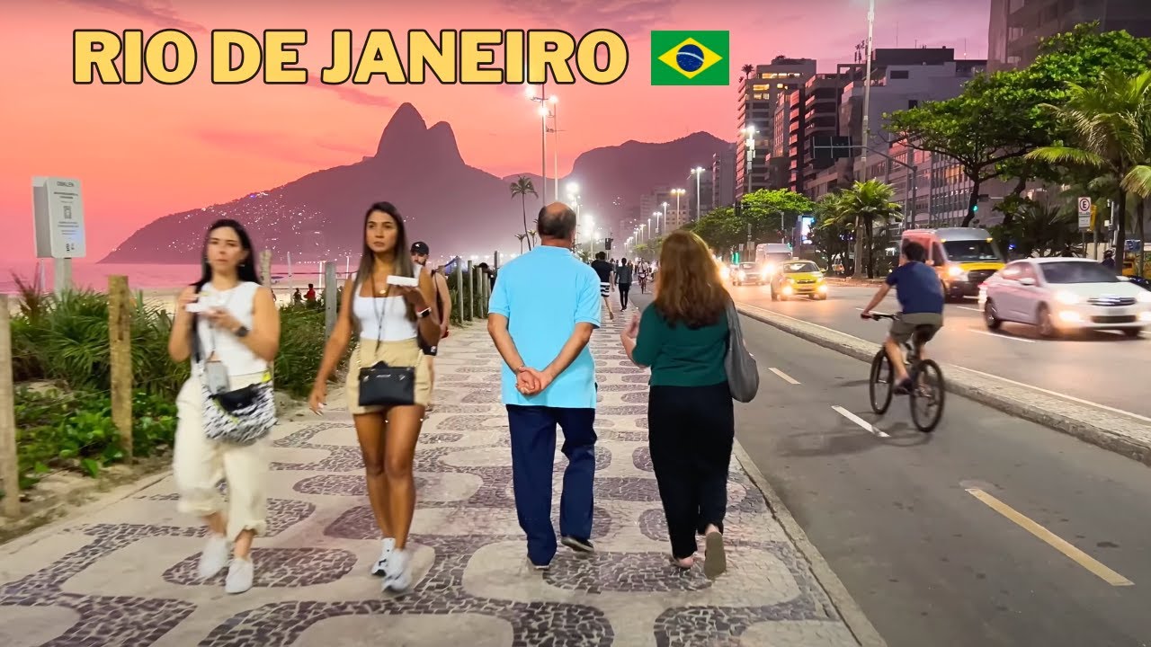 RIO DE JANEIRO WALKING TOUR 【4K】🇧🇷