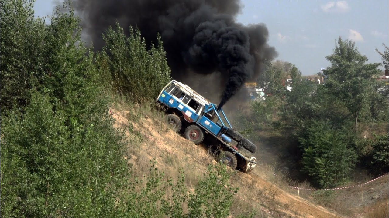 Truck trial Černuc 2020 - 6x6 URAL 4320 + Tatra 148 + Tatra 813 TP