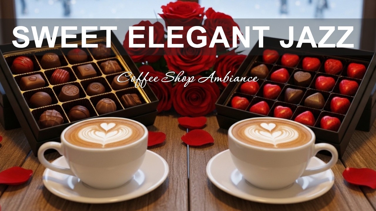 Sweet Elegant Jazz Music ☕Valentine Bossa Nova Background for Great Moods, Stress Relief & Relaxing