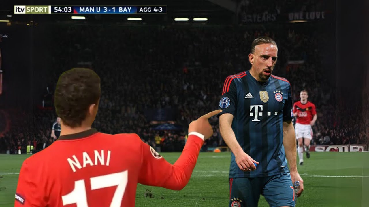 When Luis Nani showed no mercy to Ribery and Robben
