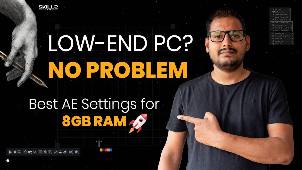 Best After Effects Settings for Low-End PCs (8GB RAM) ⚡ Make AE Faster!