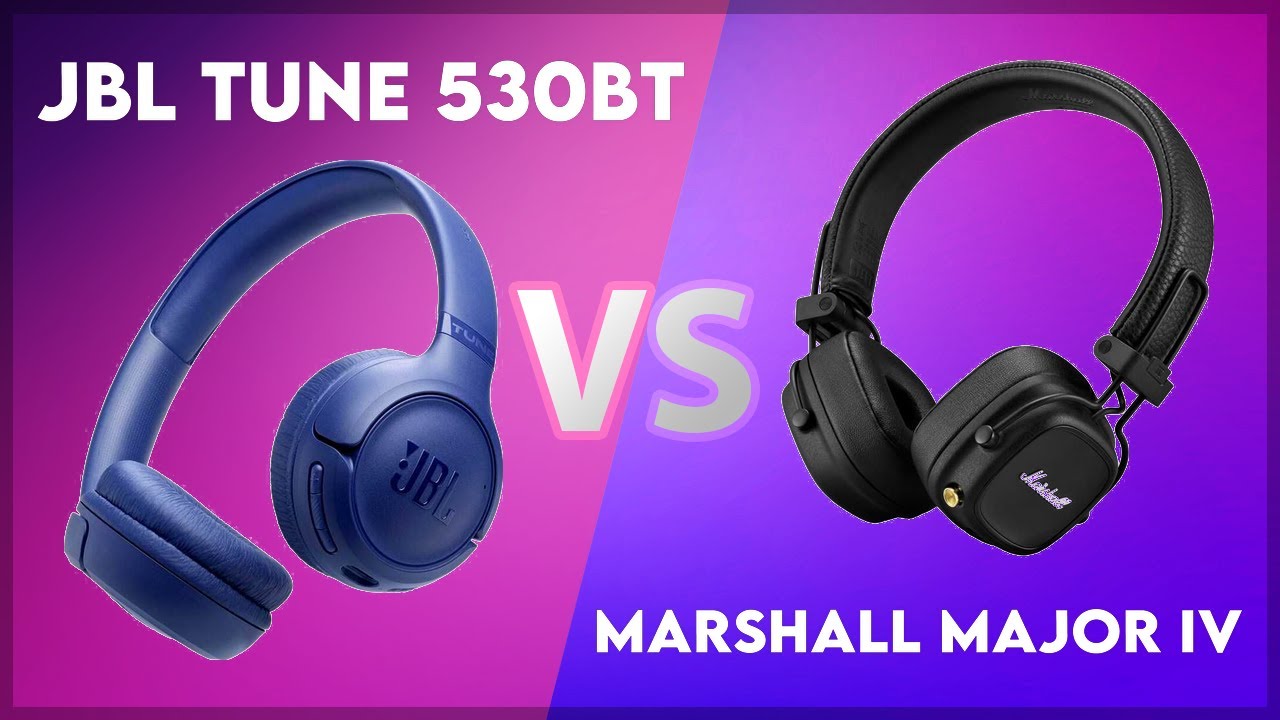 JBL Tune 530BT vs Marshall Major IV Technical Comparison