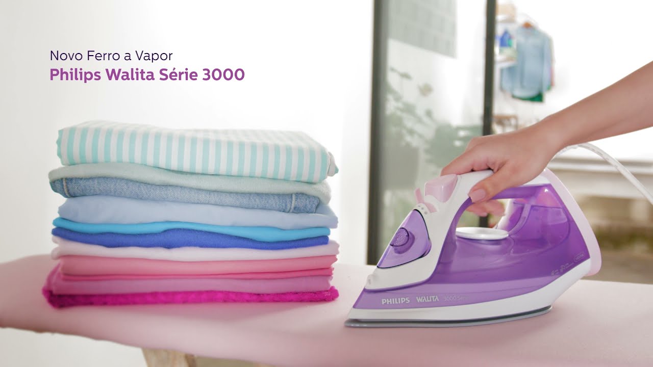 Novo Ferro a Vapor Philips Walita Série 3000 DST3010