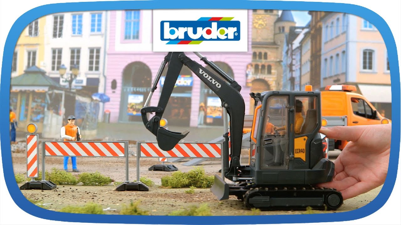 VOLVO ECR40 -- 02465 -- BRUDER Spielwaren