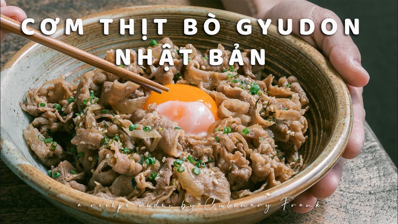 Cơm Thịt Bò Kiểu Nhật - Gyudon | Nấu Ăn Là Phải Chill | Culinary Frank
