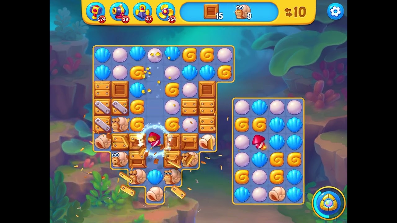 Fishdom level 8296 no boosters フィッシュダム ノーマル [Friend's]