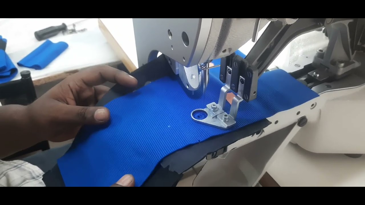 Automatic hole punching and Bartacking machine