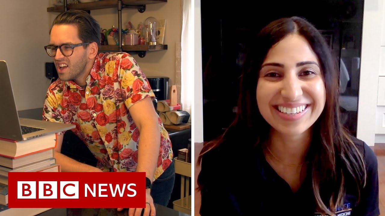 Coronavirus: How to combat back pain while working from home - BBC News