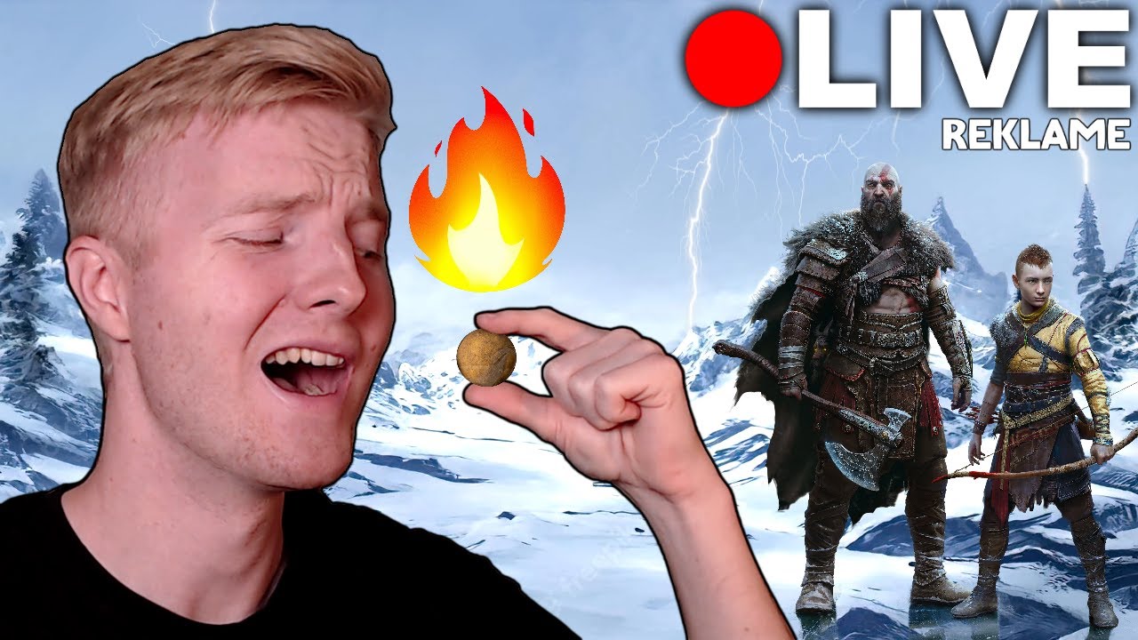 Spiser CHILIKUGLER hver gang jeg DØR i God of War Ragnarök! 🔴 PlayStation LIVESTREAM