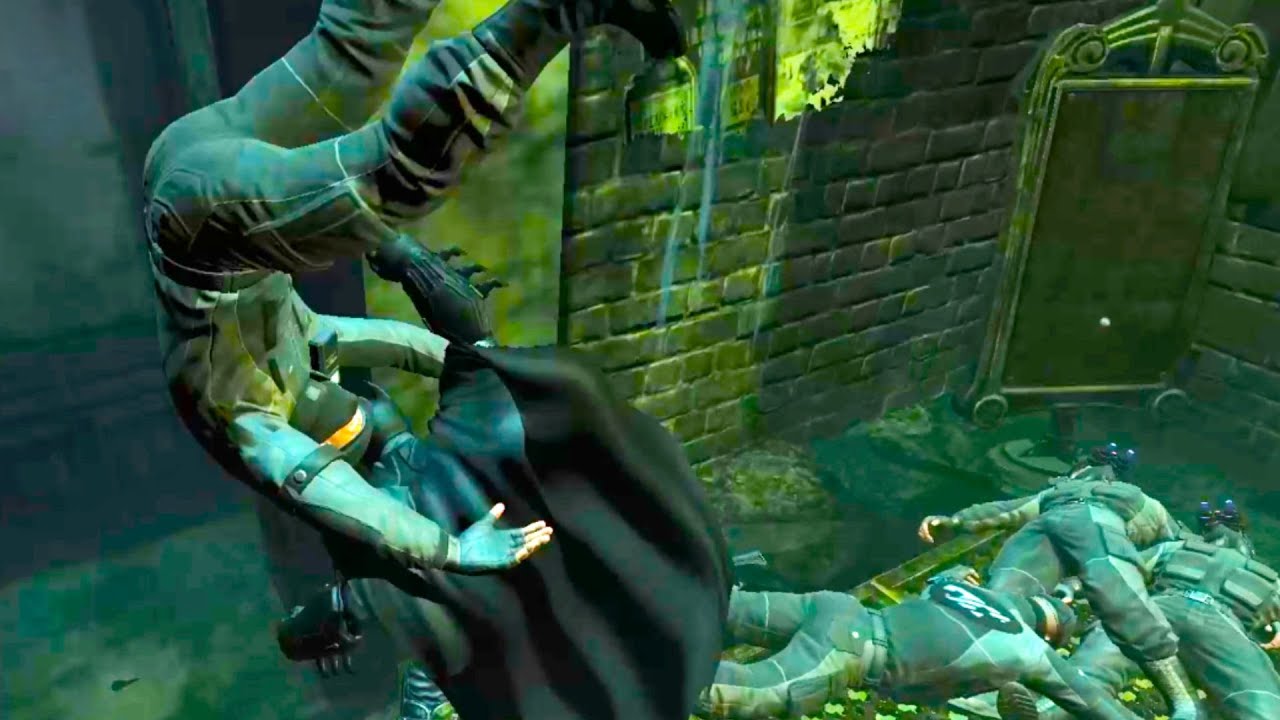 THE MAN CLOTHED IN GRAY AND BLACK - BATMAN ARKHAM CITY