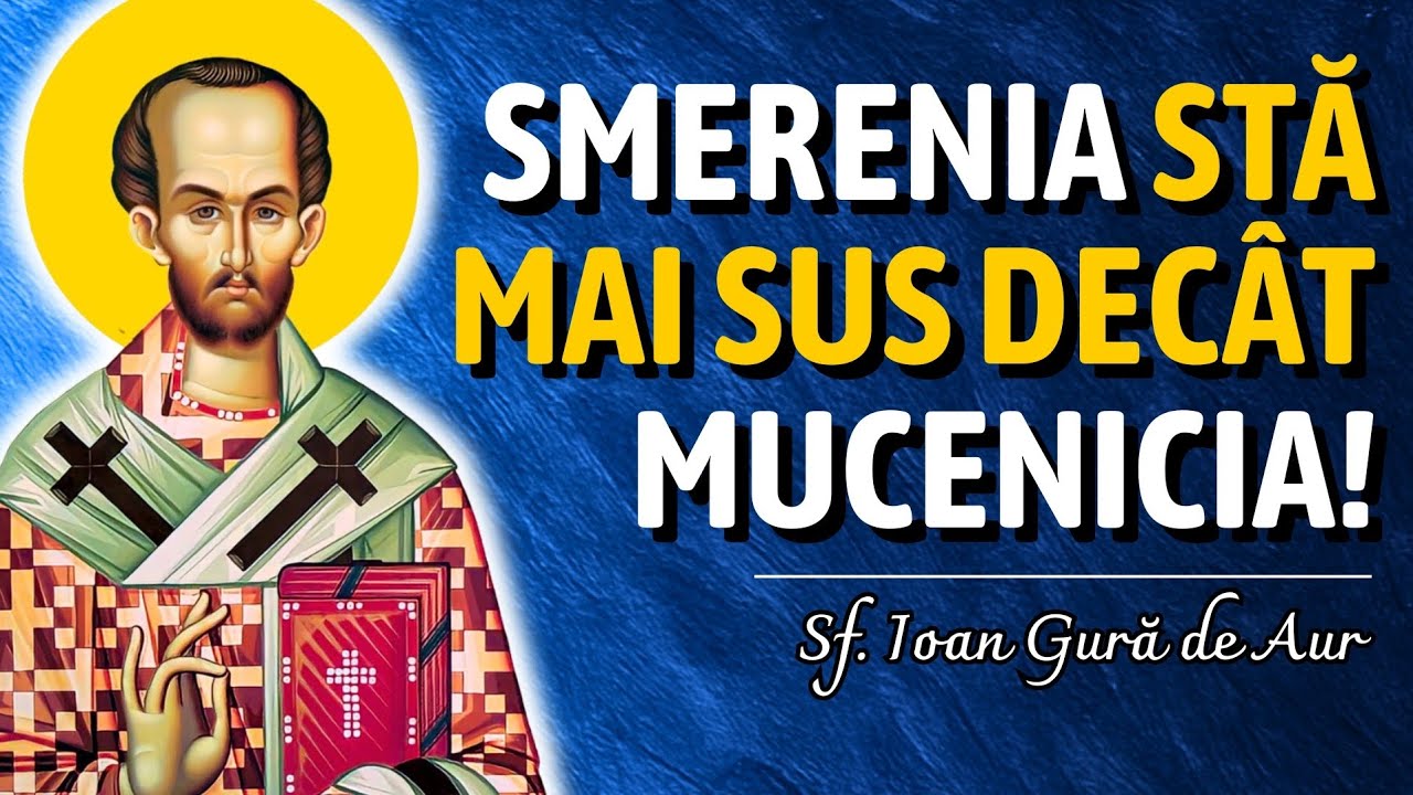 Smerenia stă mai sus decât mucenicia | Vameșul și Fariseul – Sf. Ioan Gură de Aur