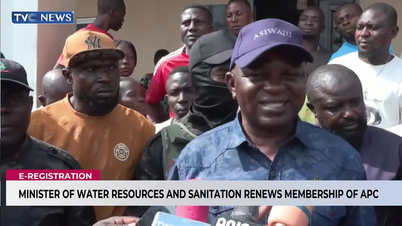 E-Registration: Minister Of Water Resources & Sanitation Renews Membership Of APC