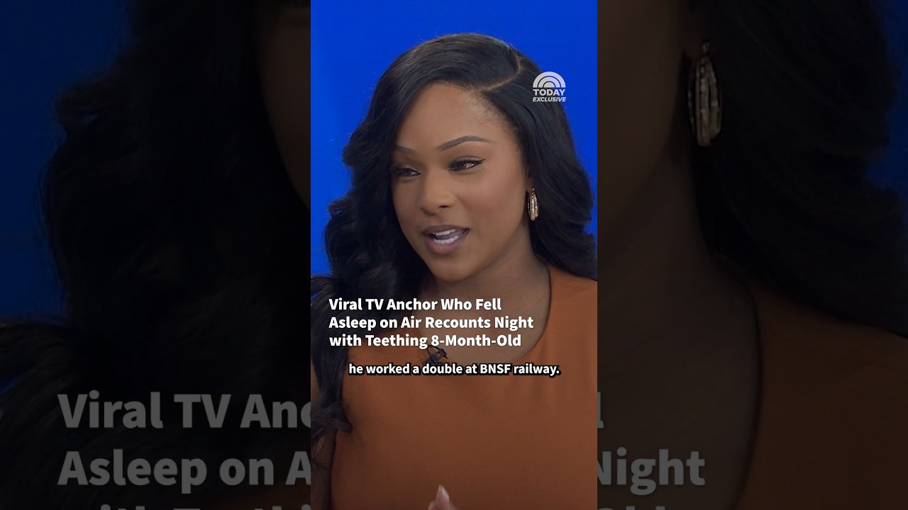 Viral TV Anchor Who Fell Asleep on Air Recounts Night with Teething 8-Month-Old