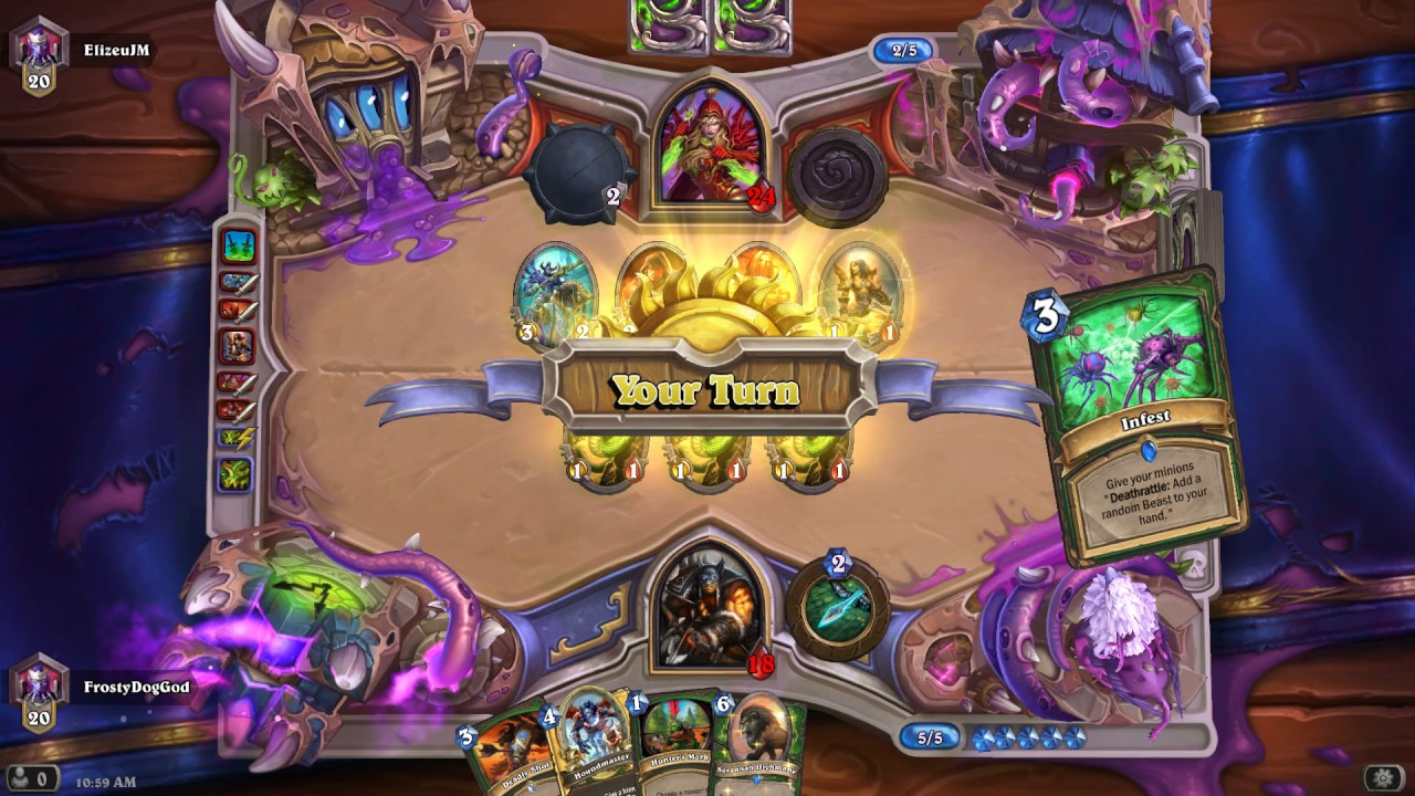 [HD] Hearthstone Rank Battle - Versus ElizeuJM [Rouge]