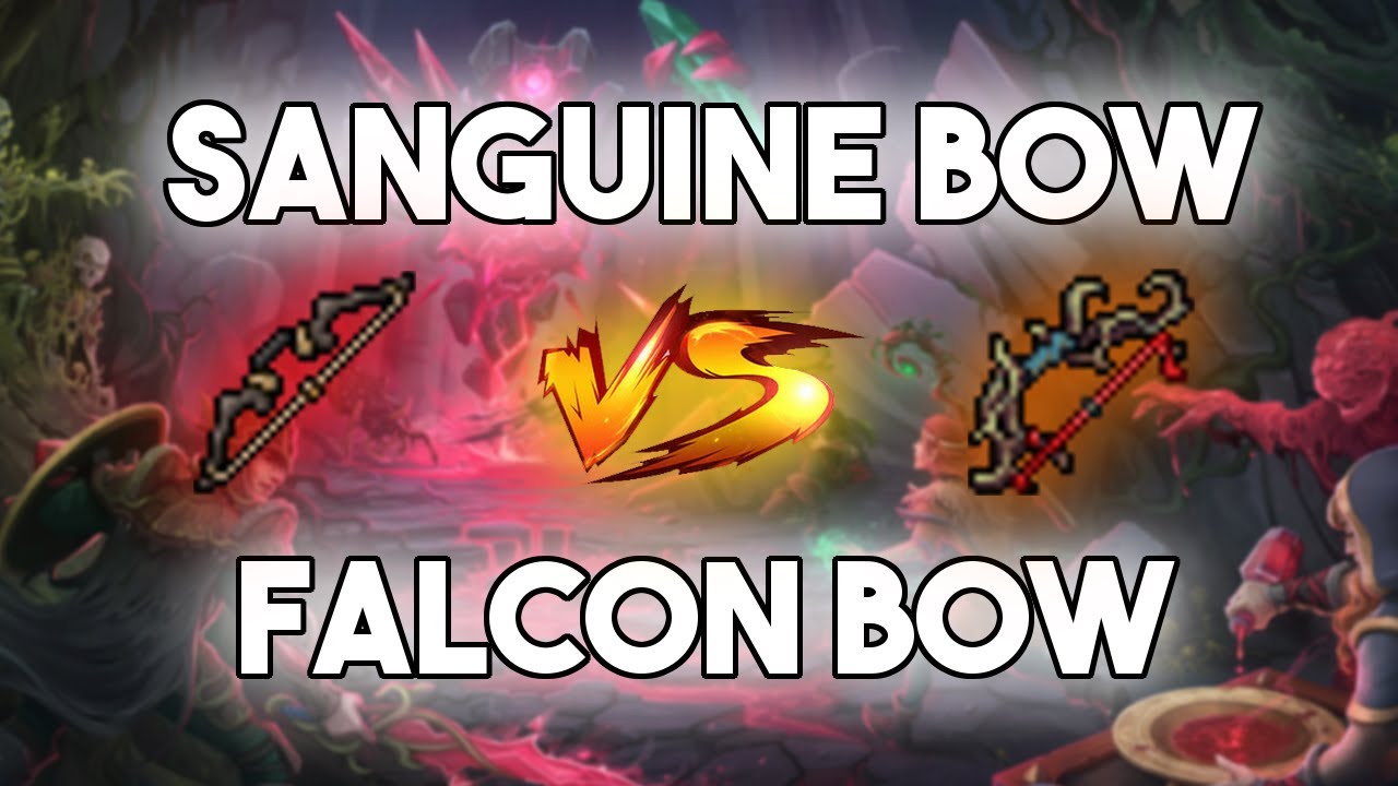 [PL] Tibia | SANGUINE BOW VS. FALCON BOW!