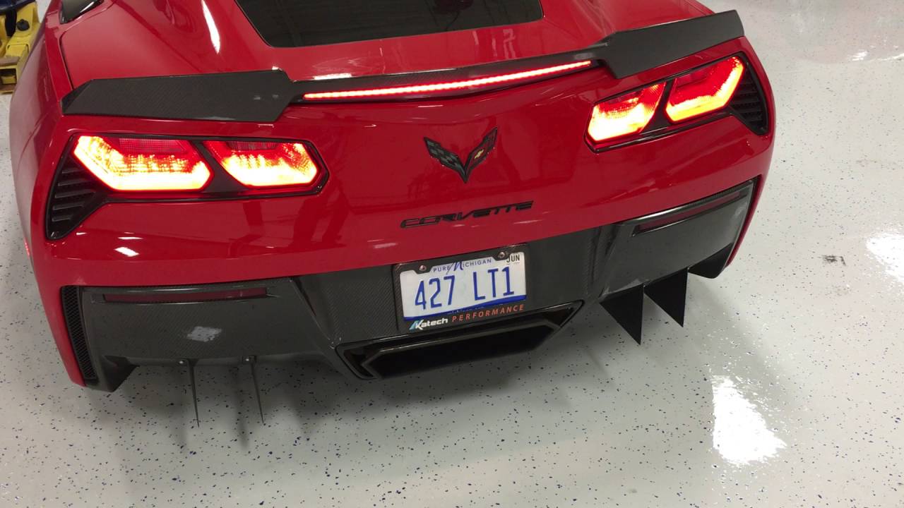 Katech C7 Corvette 427 LT1 startup and idle