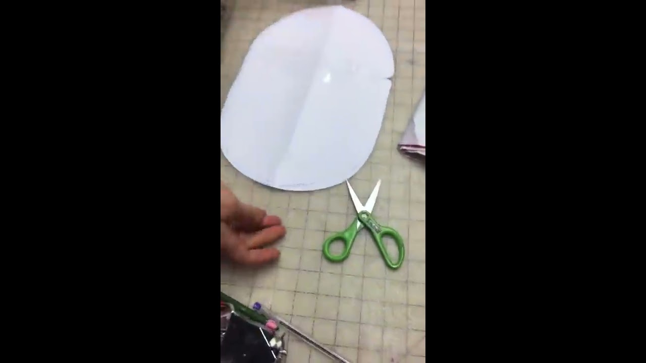 super easy nurses hat scrub cap for long hair