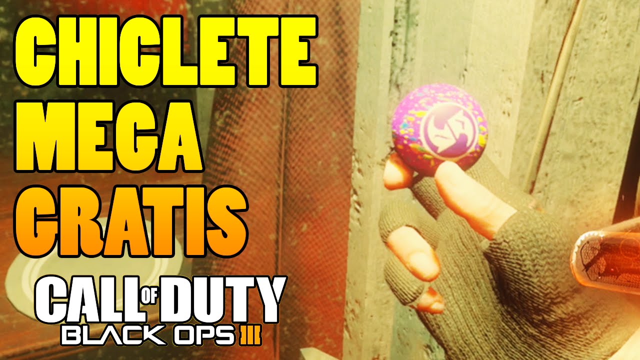 Consiga um chiclete MEGA gratis em Shadows of Evil + mini aviso (BO3 Zombies Easter Egg Gobble Gum)