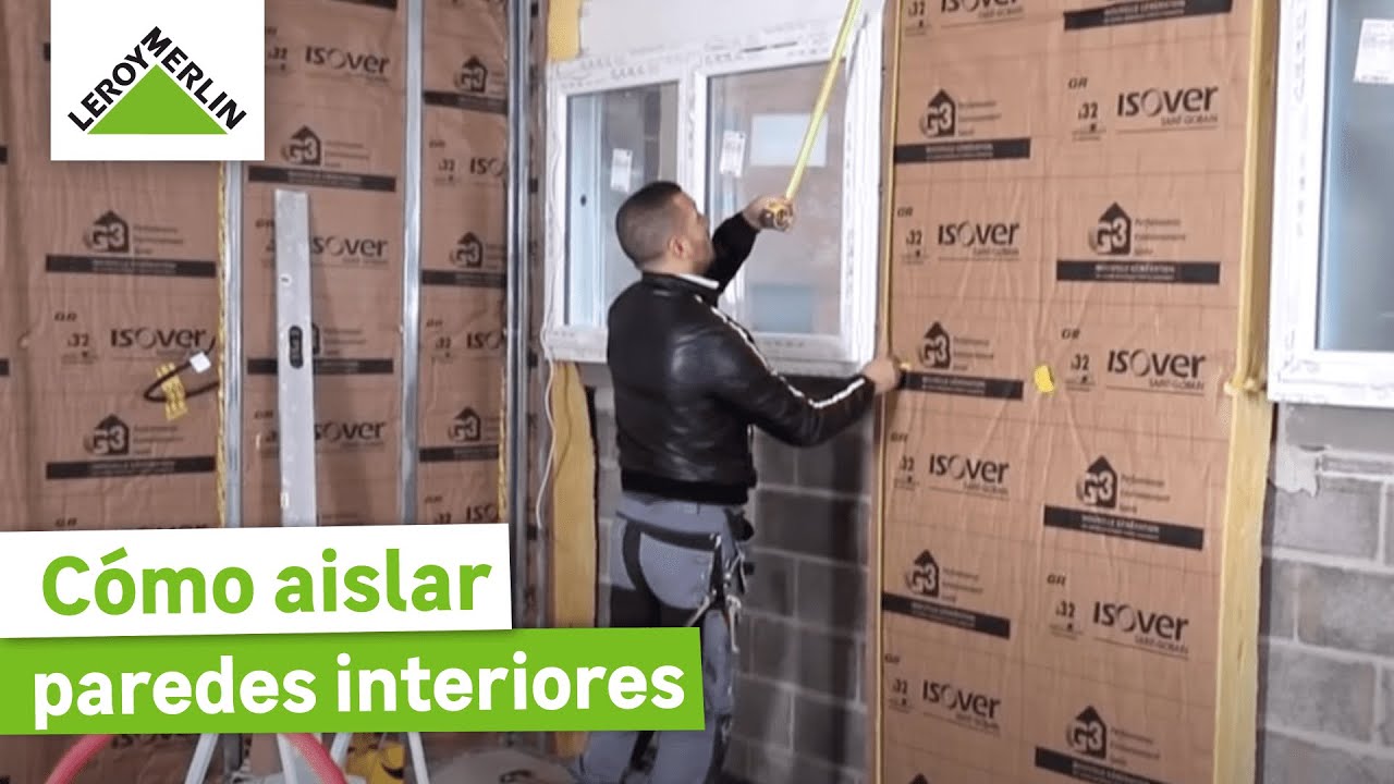 Cómo aislar parades con lana de vidrio ¡Guía paso a paso! I LEROY MERLIN