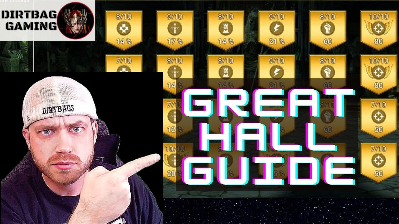 FIX YOUR GREAT HALL | Tips to get Maximize Great Hall | Raid Shadow Legends Guide
