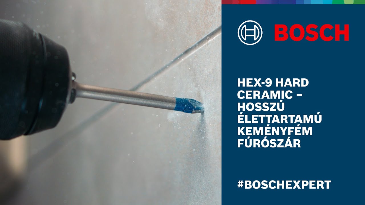 César teszteli az EXPERT tartozékokat  - EXPERT HEX-9 Hard Ceramic fúrószár