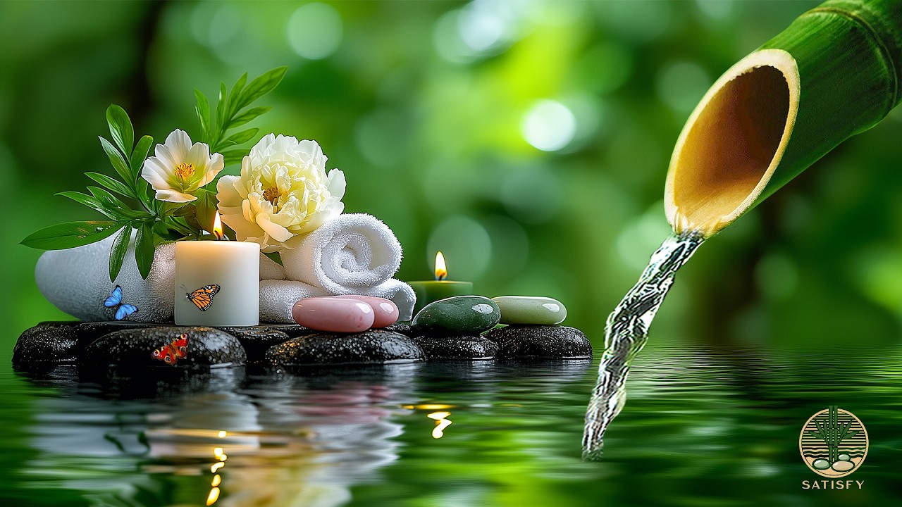 Healing Deep Sleep Music 🌿 Nature Sounds and Piano Music for Stress Relief, Relax Mind Body, Spa BGM