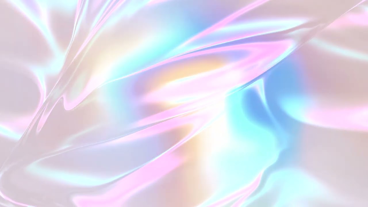 12Hour UHD Relaxing Aesthetic Hydrochrome  Pastel Liquid  Gradient with   LED Mood Light