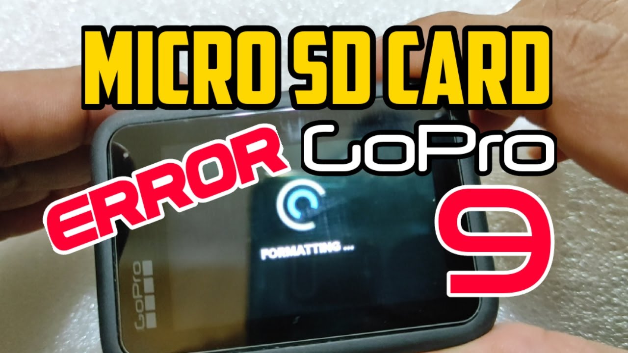 Solusi Mengatasi Micro SD Card Error Gopro Hero 9 Black