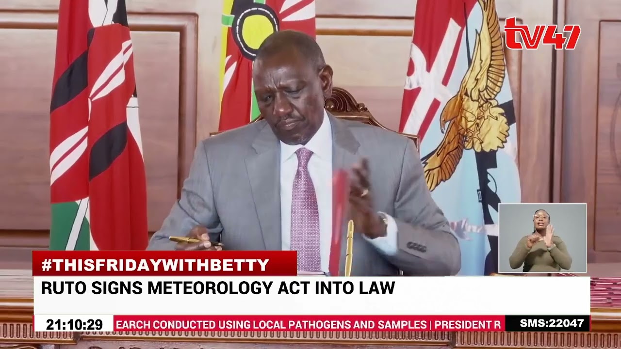 President Ruto signs Meteorology Act 2023 into law