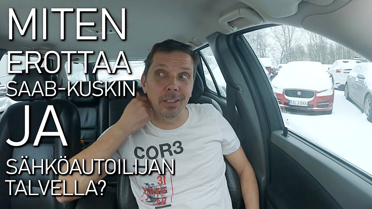 Miten erottaa Saab-kuskin ja s&auml;hk&ouml;autoilijan talvella?