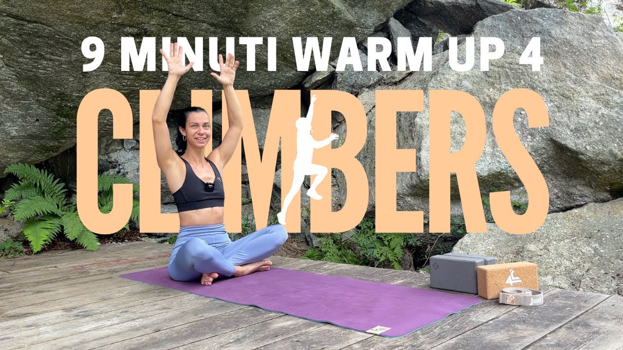 9 minuti Warm up for Climbers pre arrampicata