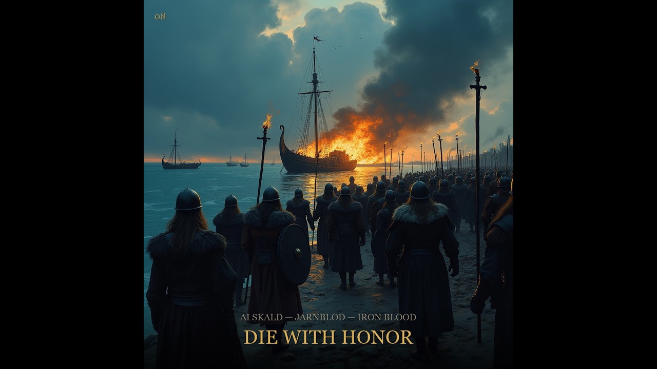 AI SKALD &mdash; Die with Honor [J&Aacute;RNBL&Oacute;&ETH;] (Symphonic Viking Metal)