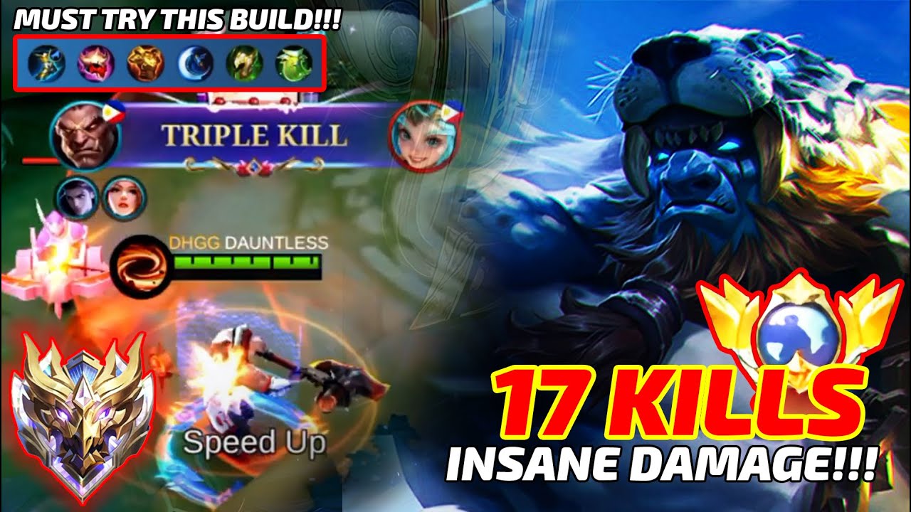 TRIPLE KILL!!! Insane Damage Burst Build Balmond Jungle Top Global Build [MUST TRY]