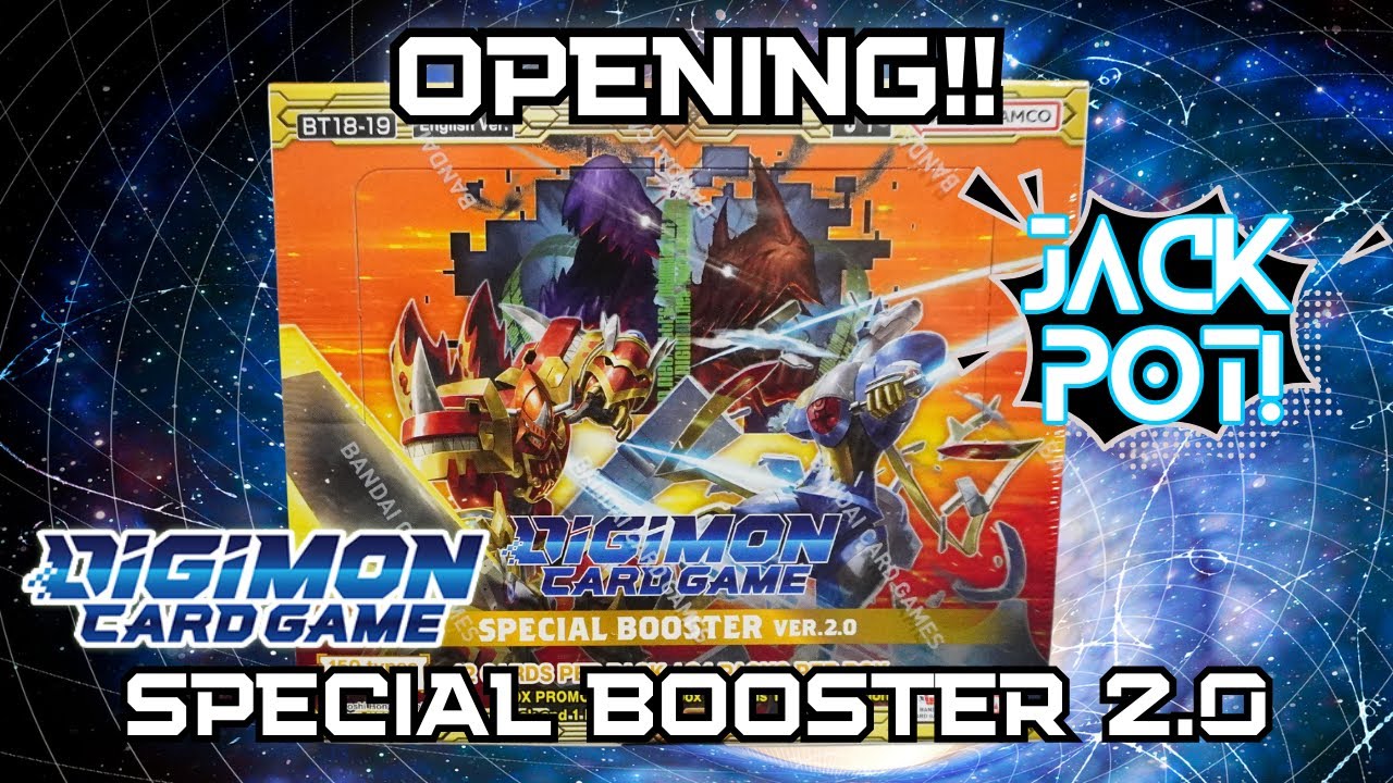 Digimon Special Booster 2.0 Booster Box Opening & Unboxing! | JACKPOT! | Digimon TCG & Card Game
