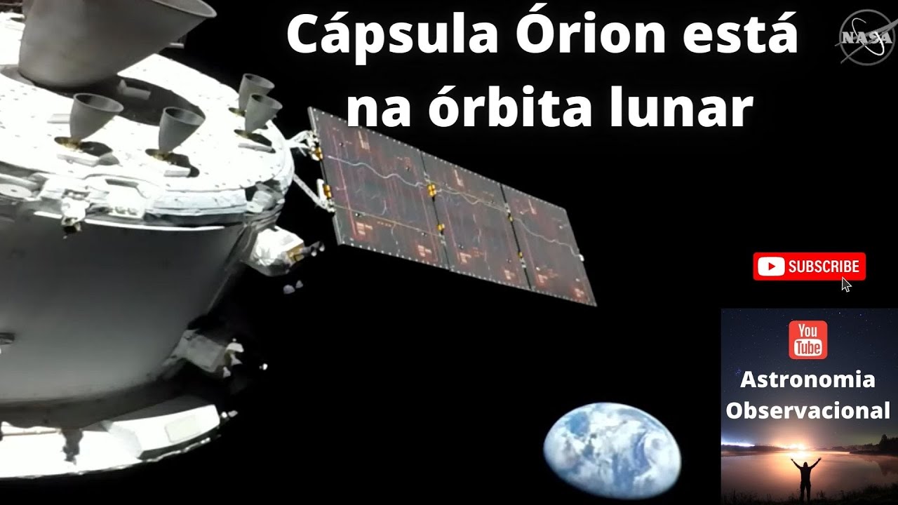 Cápsula Órion chegou à órbita lunar !!!