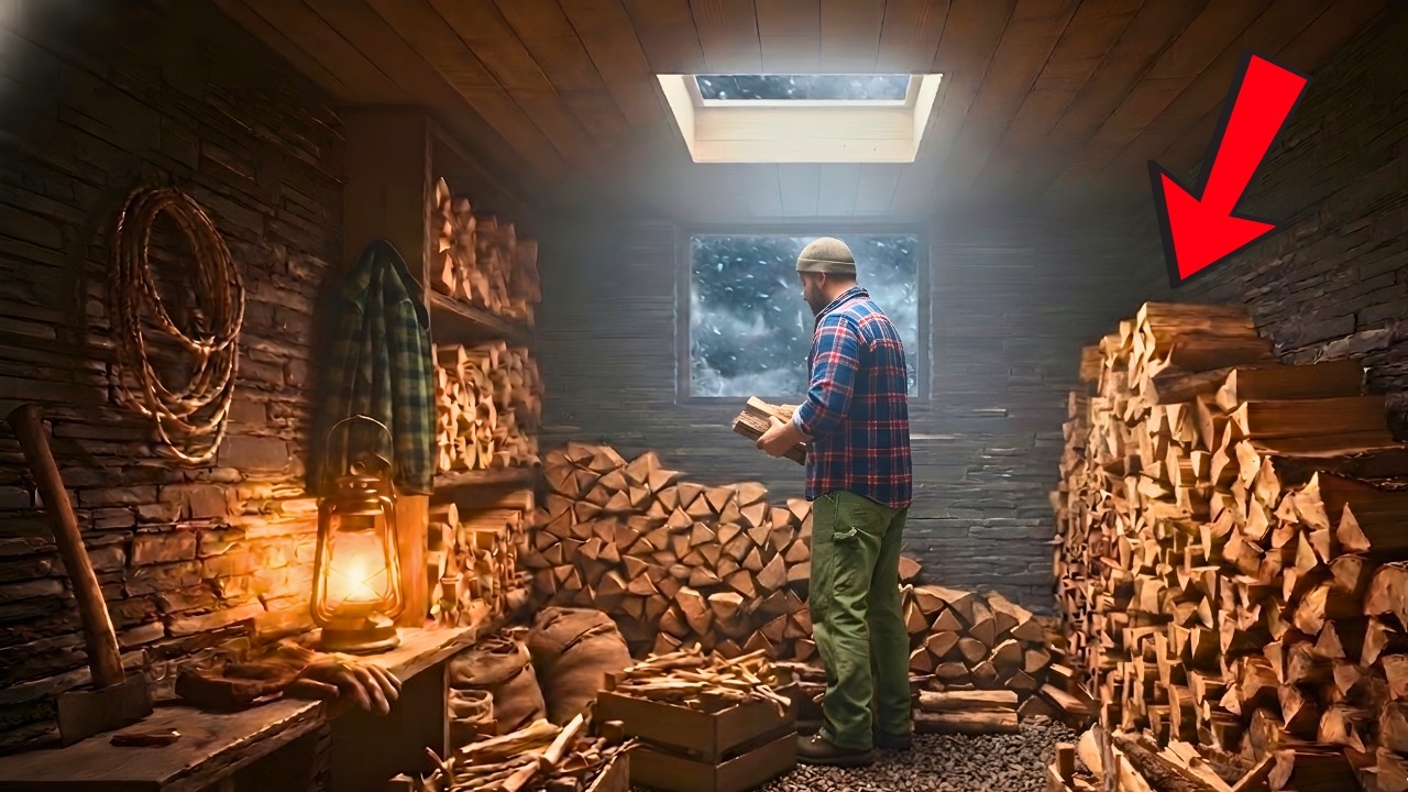 Everyone Thought His Underground Shelter Was Crazy — Until His Firewood Stayed Dry All Winter