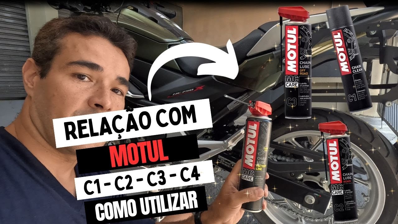 Lubrificante de Corrente MOTUL C1 C2 C3 C4 Chaim Lub  [ DIFERENÇAS E COMO APLICAR CORRETAMENTE ]