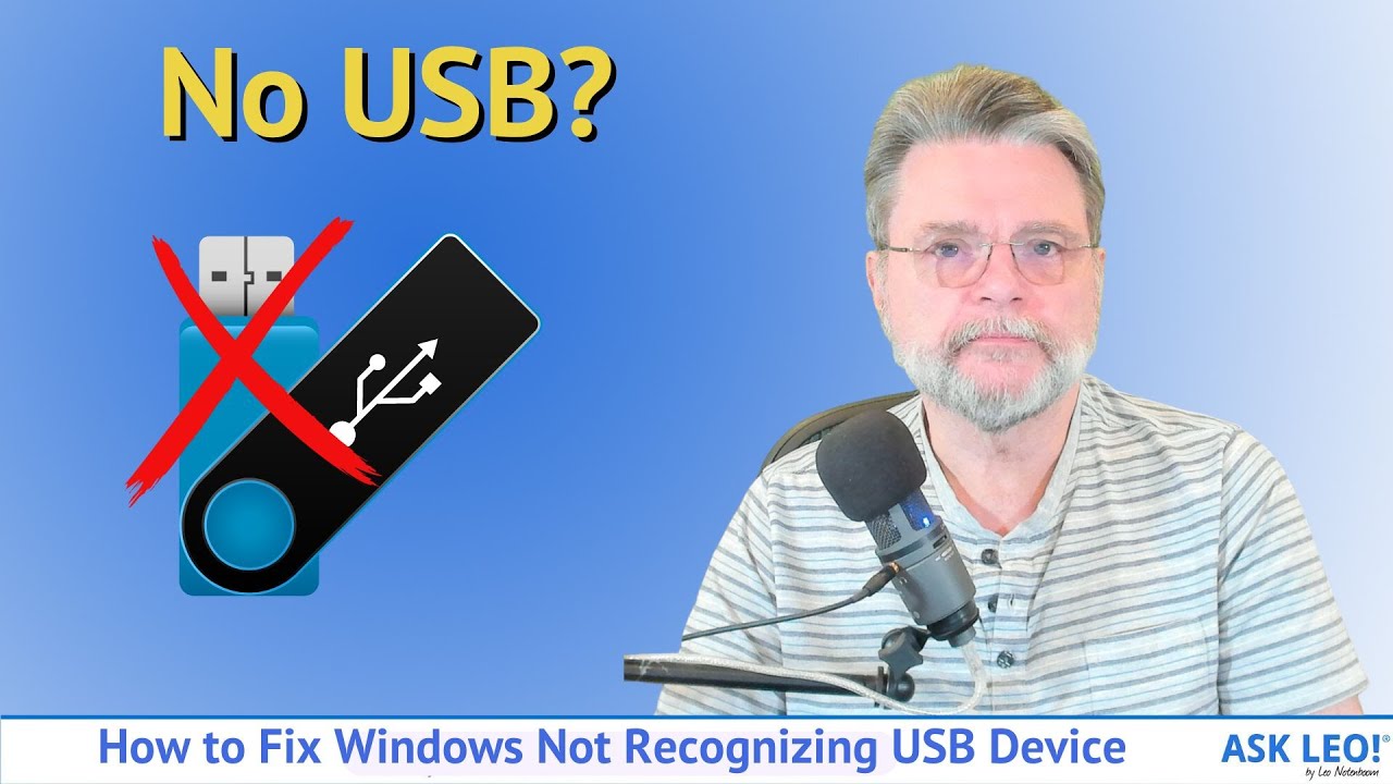 Как исправить ошибку &laquo;Windows не распознает USB-устройство&raquo;