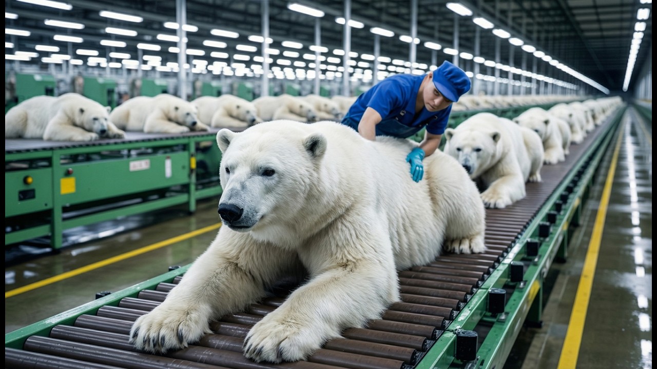 Inside the Polar Bear Leather Factory — Arctic Leather Sofa (Full ASMR Process)