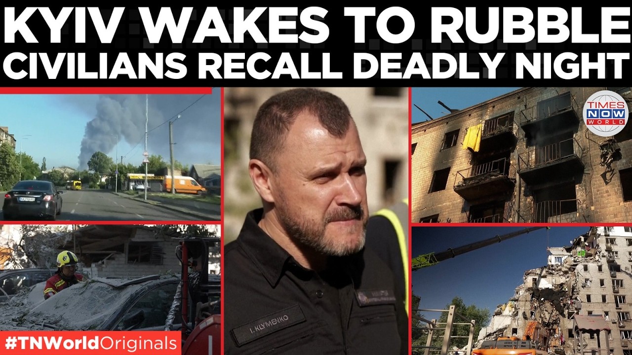 'EVERYTHING WAS SHAKING': Civilians describes the moment Kyiv was Bombed by Russia | Times Now World