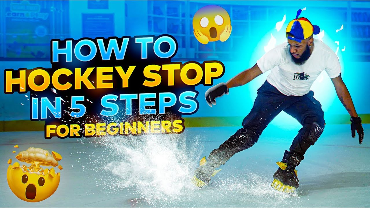 Hockey Stop In 5 Steps - Beginner Friendly!