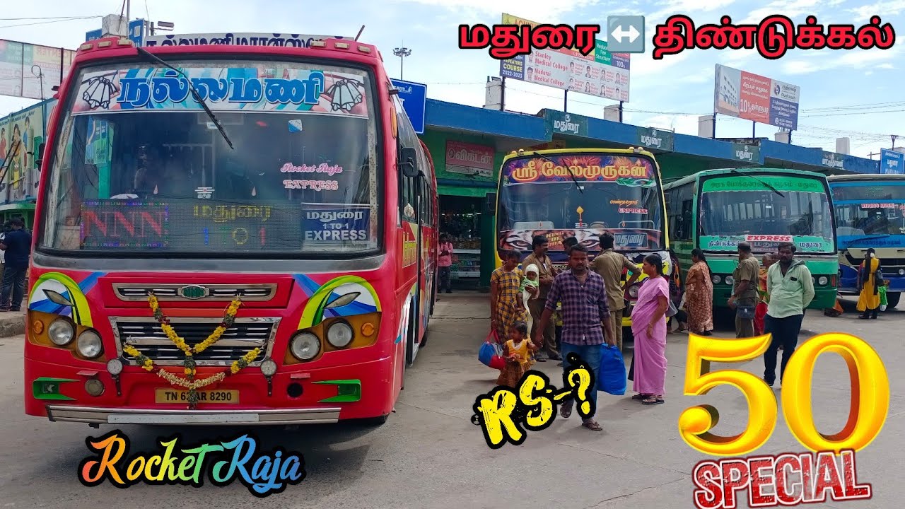🌠 NNN Nallamani Bus Service 🔥 Rocket Raja 💥 Madurai ↔️ VadaMadurai 🌟 Cabin Ride 🏆 veeraa