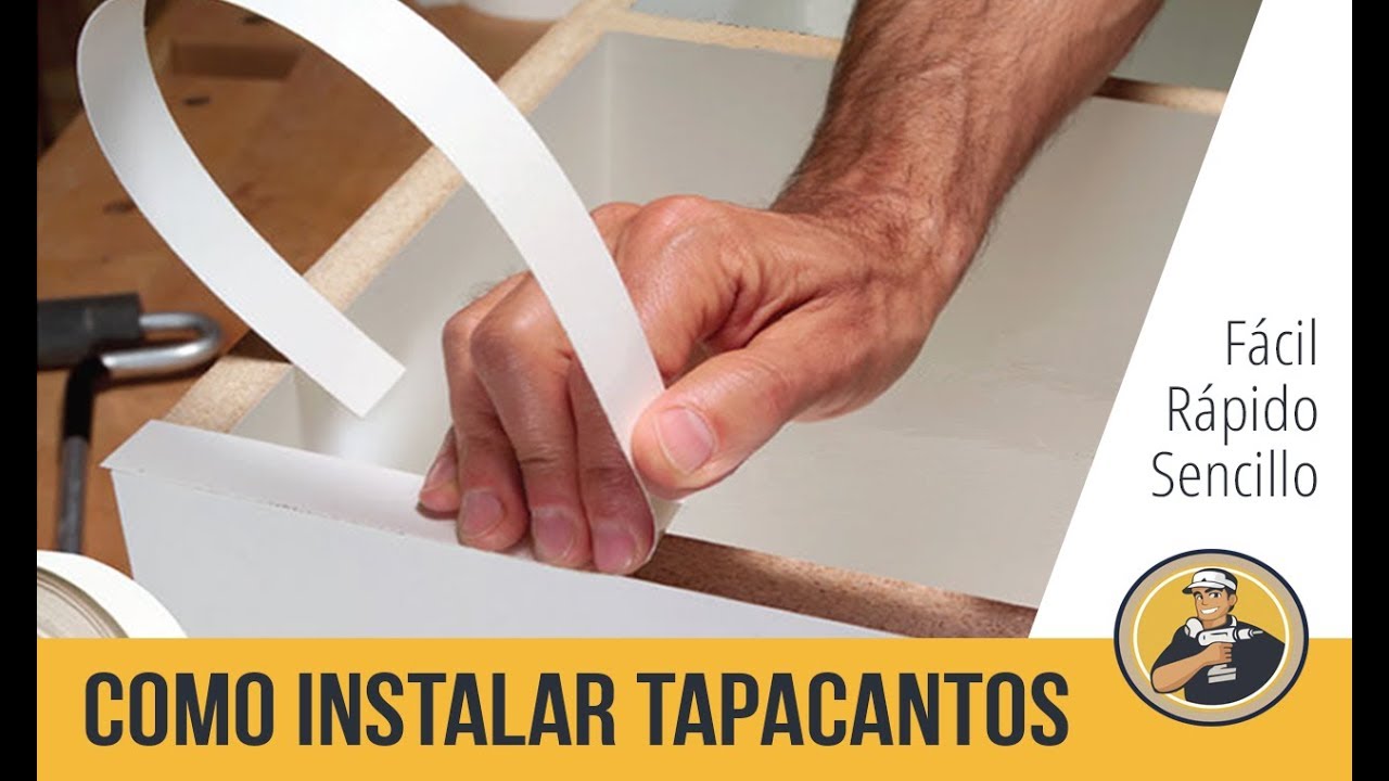 Cómo instalar tapacantos en melamina