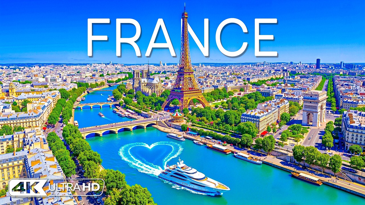 [4K] France 🇫🇷 Unreal C&ocirc;te d&rsquo;Azur, Provence Lavender Fields & Hilltop Villages Views