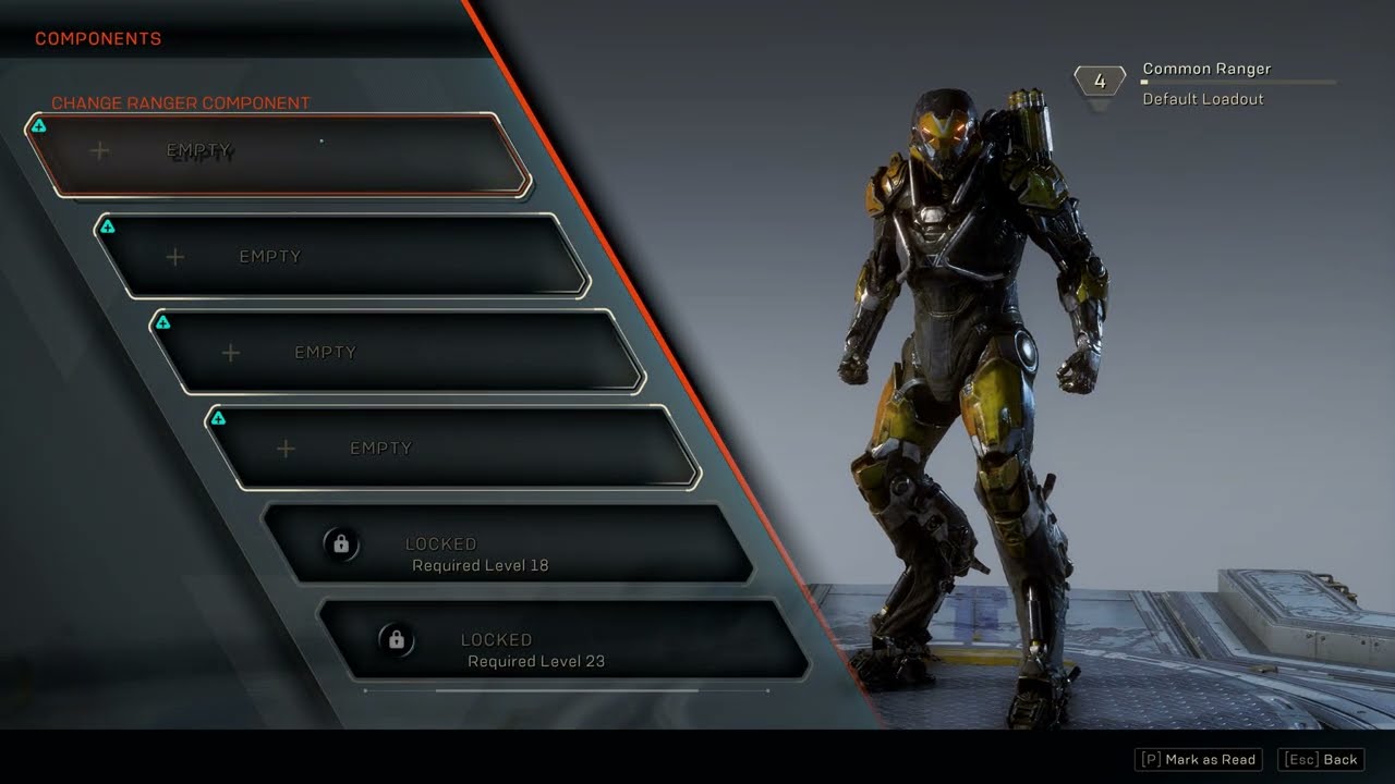 Anthem 8K HDR :  L16 Unlocked Ranger Javelin Fort Tarsis
