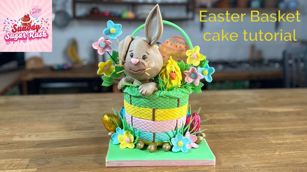 How to make an Easter Basket cake tutorial LIVE | Interview Benny Rivera | Top Tips CakeFlix video